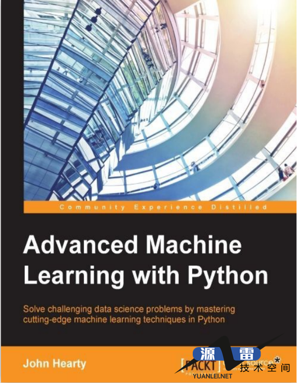 AdvancedMachineLearningwithPython英文pdf_Python教程_游侠源码网