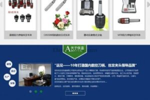蓝色集团机械类企业网站源码dedecms织梦模板_