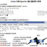 Linux环境Apache服务器配置与管理图文教程_操作系统教程_游侠源码网
