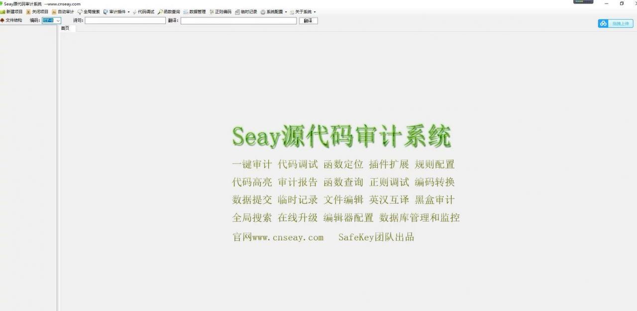 【去马修复版】SEAY代码审计系统源码/独家去除后门/排门