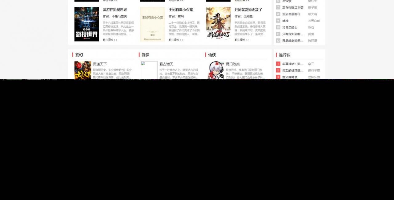 最新PTCMS小说站源码/带采集/带会员机制/带收费机制