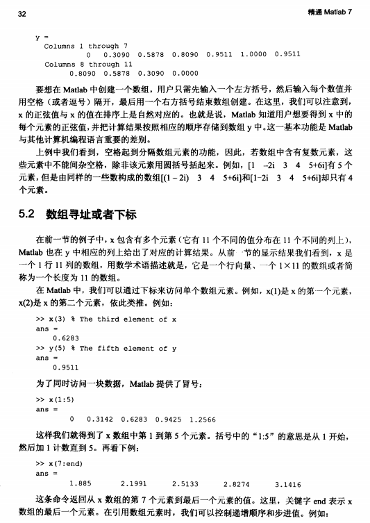 精通matlab7亨塞尔曼利特菲尔德