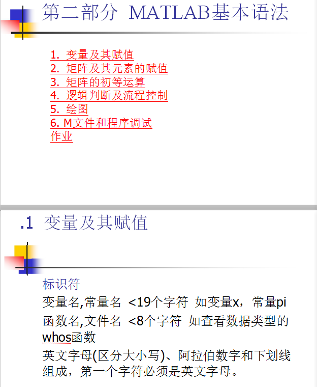 MATLAB常用基本语法中文PDF