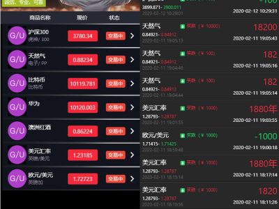 2020价值12800元的全新UI微盘学习盘完整数据打包跳动k线附架设教程