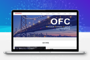 织梦html5响应式基金投资管理织梦模板(自适应手机端)