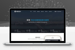织梦互联网信息化服务类织梦模板(带手机端)