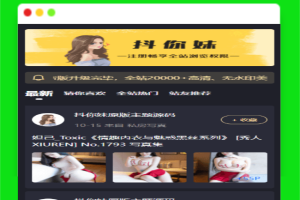 A1591最新抖你妹源码仿抖音模式套图SEO源码wordpress图片主题