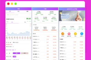 A1542单手机版双融/金融系统带静态推广官网