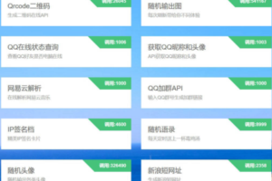 新一款api调用平台程序源码