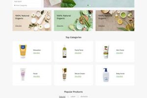 小清新设计html沐浴露洗护用品商城网页模板