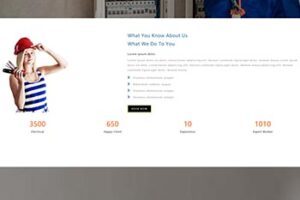 HTML5电气服务企业网页模板下载