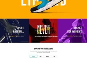 品牌运动鞋服商城HTML5模板