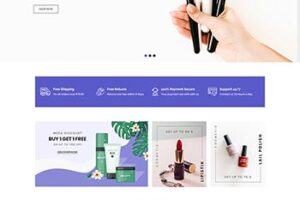 美容化妆品电子商务Bootstrap5模板